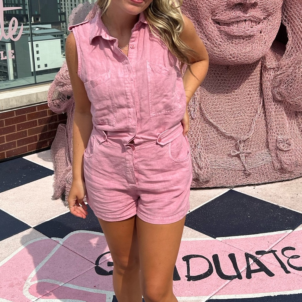 Pink romper